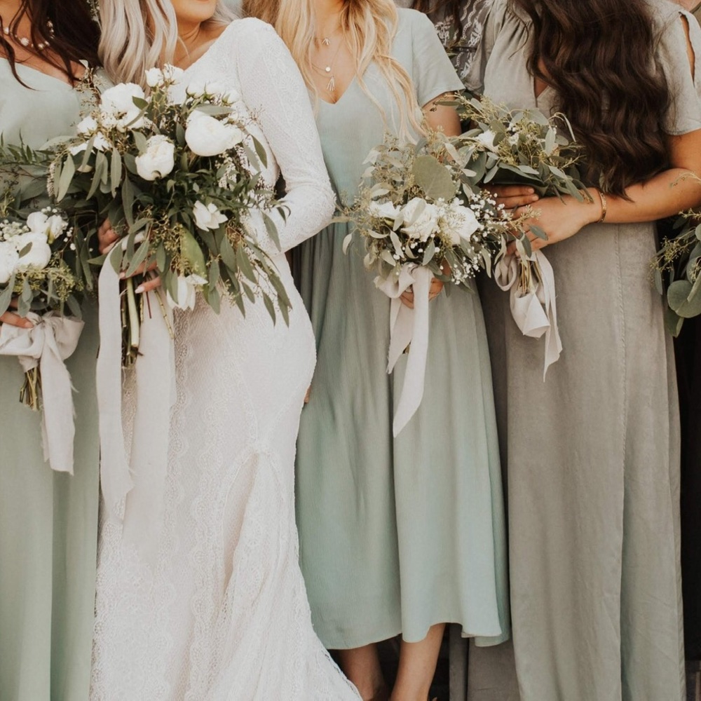 Sage Green Midi Dress